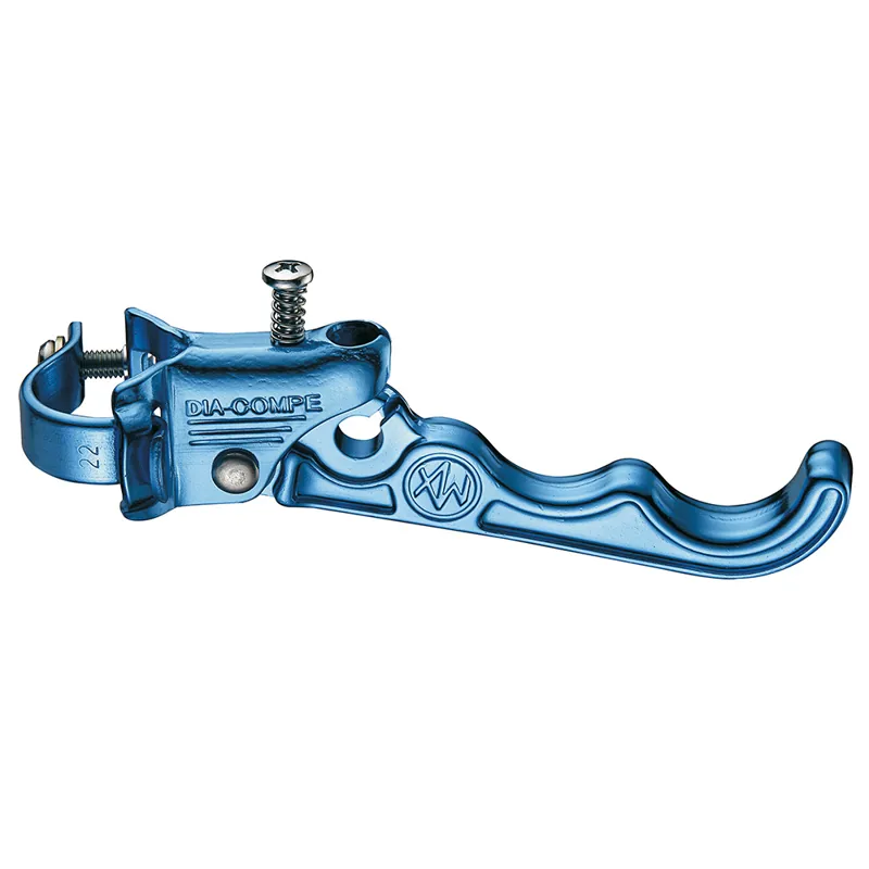 Tech2 MX120 2 finger Left Brake levers Blue